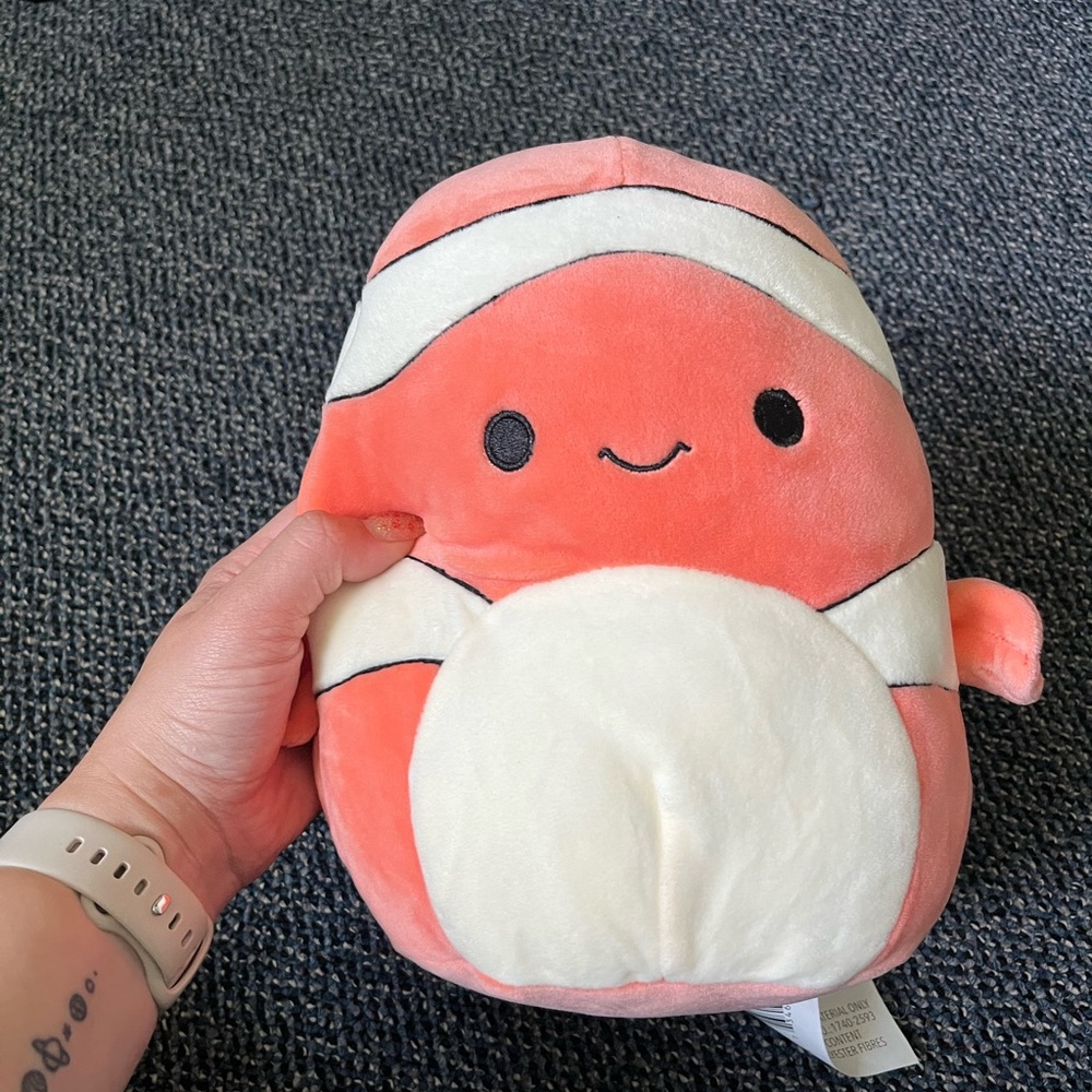 Squishmallows Official Plush 8" Ricky The Clown Fish